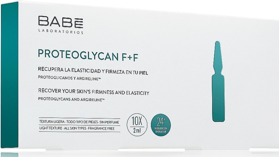 Babe Laboratorios Concentrado Facial Con Proteoglicanos Y Argireline En Ampollas Sin Perfume Concentrados