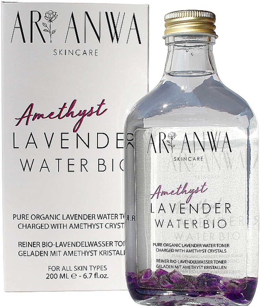 ARI ANWA Skincare Agua Tonificante De Lavanda Org Nica Con Cristales De Amatista Sprays Arom Ticos