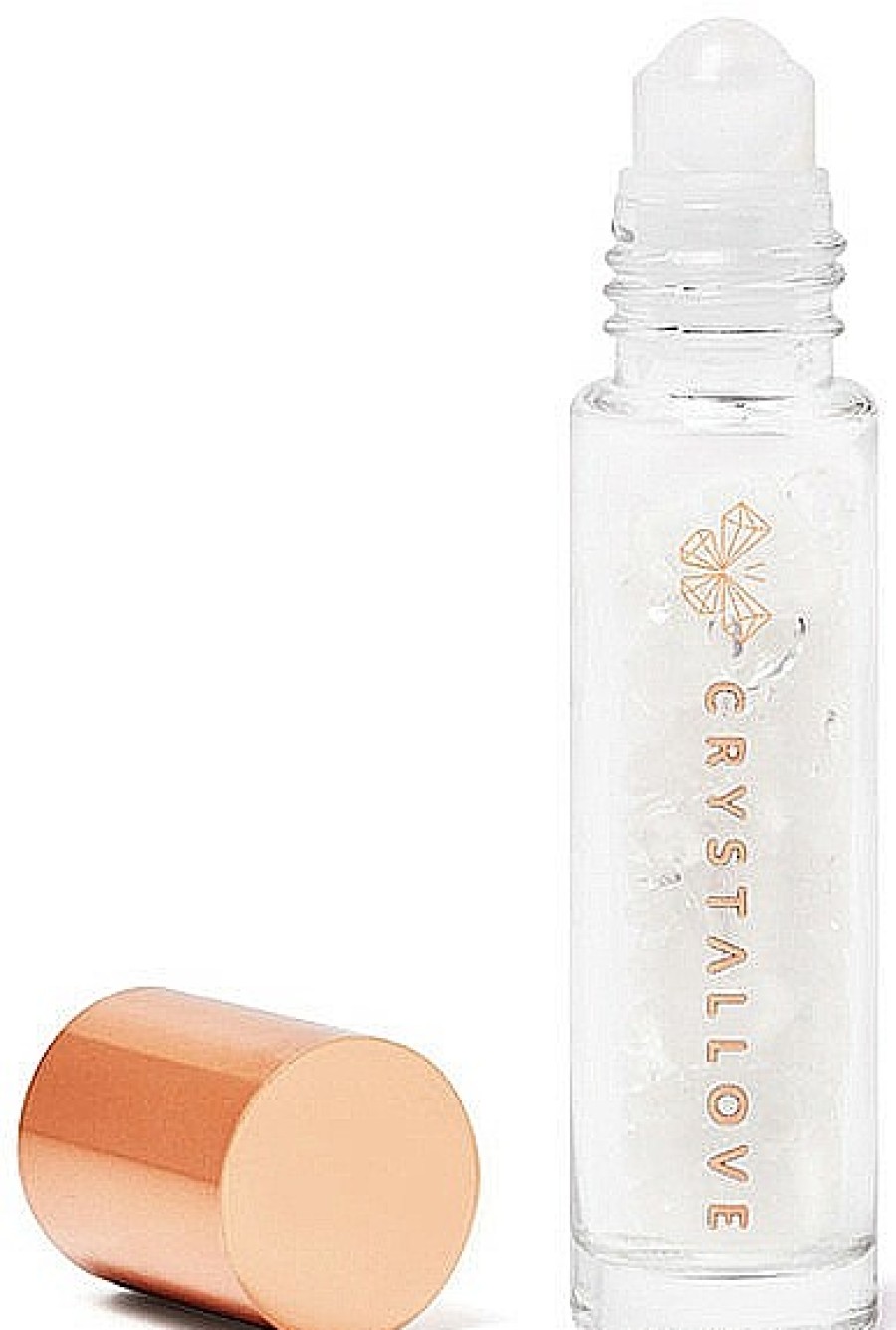 Crystallove Frasco Roll-On De Cristal Con Diamante De Imitaci N, 10 Ml Masajeadores Faciales