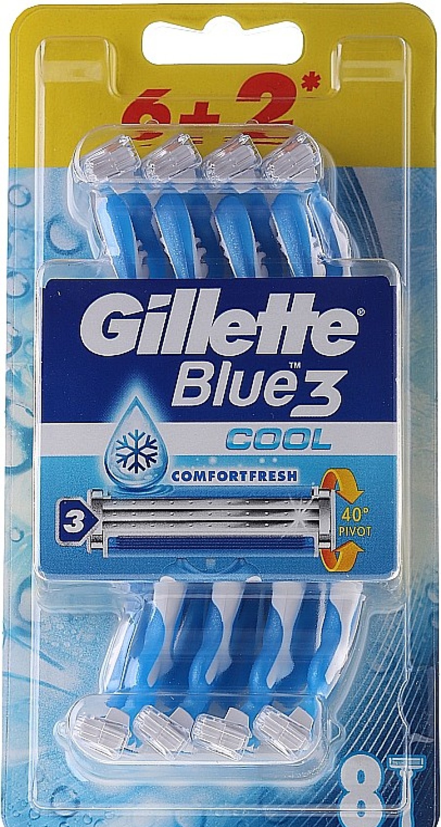 Gillette Maquinillas De Afeitar Desechables, 8 Uds. Maquinillas De Afeitar