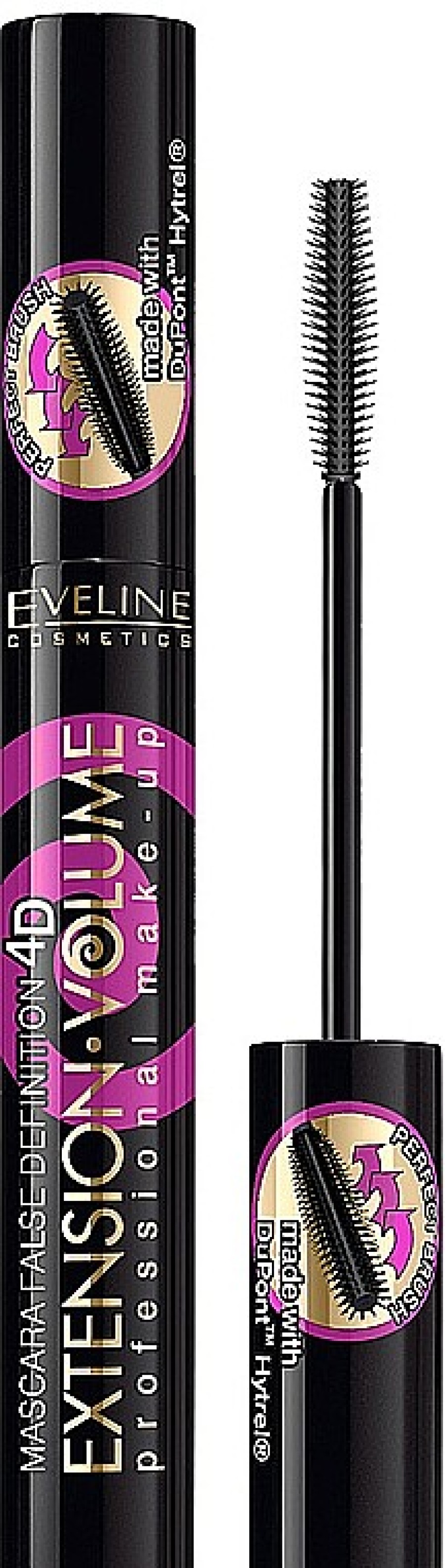 Eveline Cosmetics Eveline Cosmetics Extension Volume Professional False Definition&Deep Carbon Mascara M Scaras De Pesta As