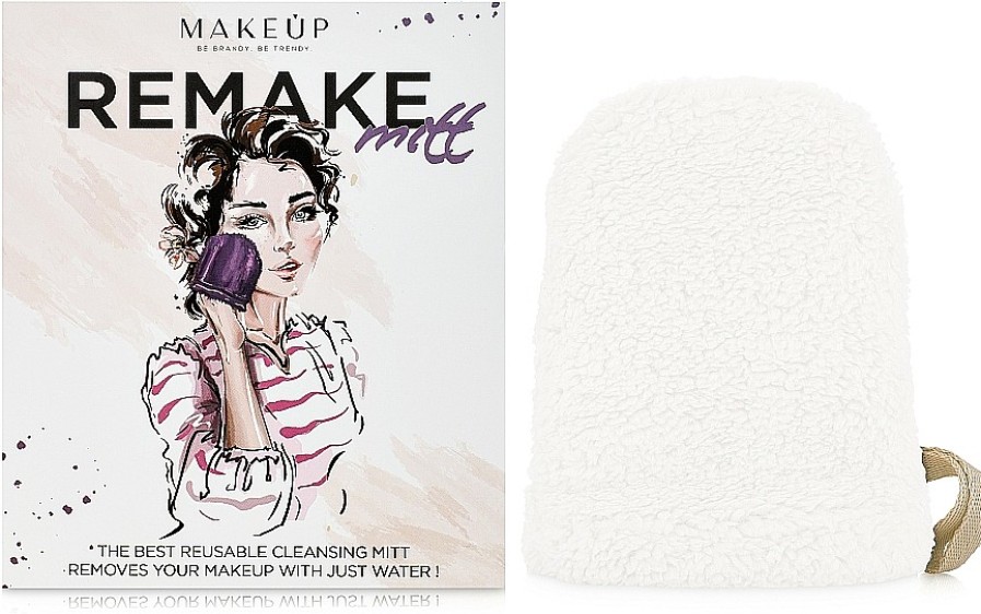 MAKEUP Guante Desmaquillante, De Leche "Remake" Guantes