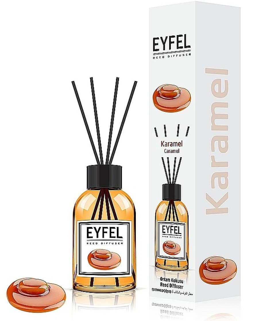 Eyfel Perfume Ambientador Mikado Con Aroma A Caramelo Difusores De Aromas