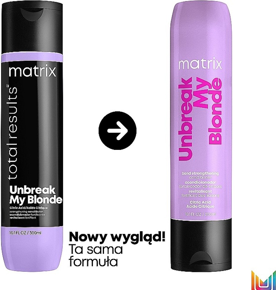 Matrix Acondicionador Fortalecedor Para Cabello Rubio Con Cido C Trico Acondicionadores