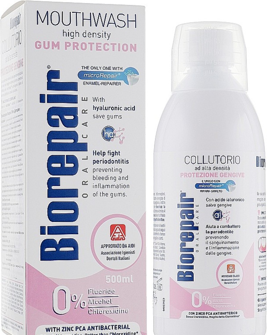 Biorepair Enjuague Bucal Protector De Enc As Con Cido Hialur Nico Enjuagues Bucales