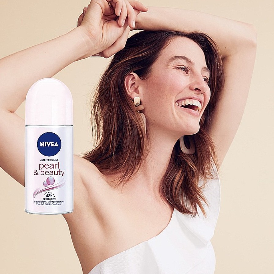 NIVEA Roll-On Antitranspirante Con Extracto De Perla Antitranspirantes