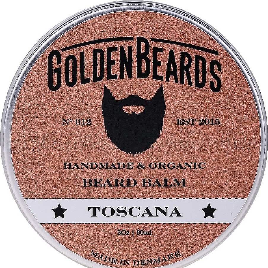 Golden Beards B Lsamo Org Nico Artesanal Para Barba Con Mantecas De Karit , Cacao Y Aceite De Jengibre Fijaci N Y Styling