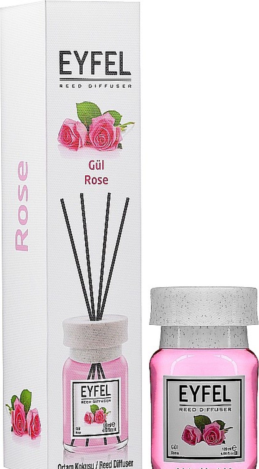 Eyfel Perfume Ambientador Mikado Con Aroma A Rosas Difusores De Aromas