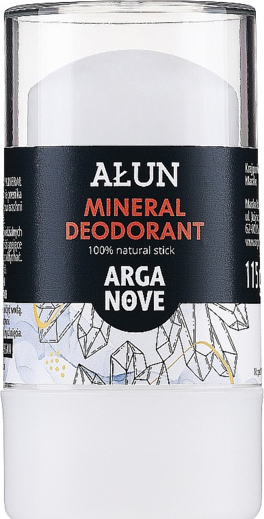 Arganove Desodorante Stick Natural De Alumbre De Potasio Antitranspirantes