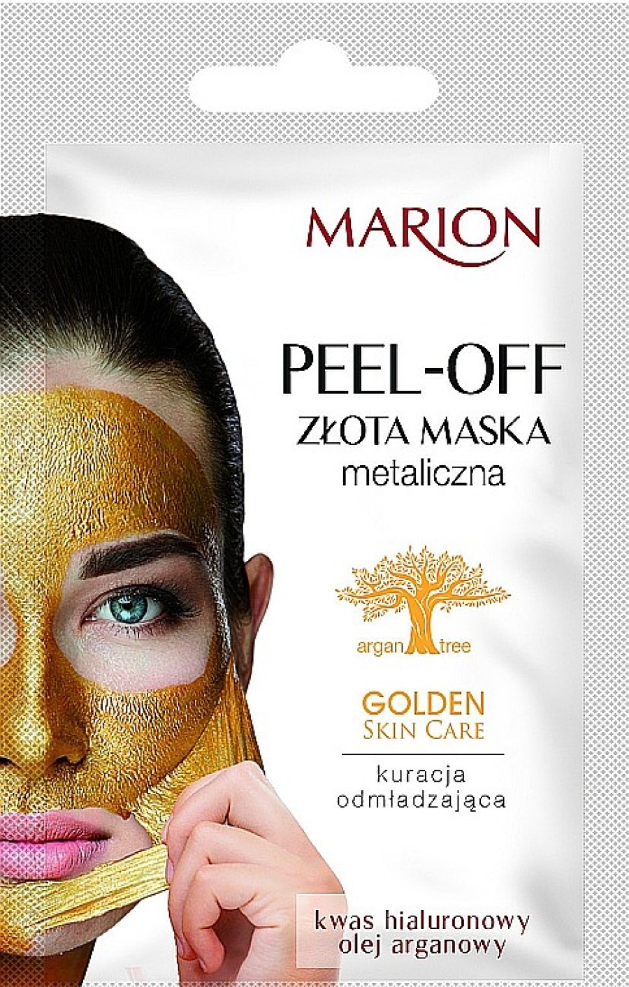 Marion Mascarilla Facial Peel-Off Con Aceite De Arg N Y Cido Hialur Nico Mascarillas