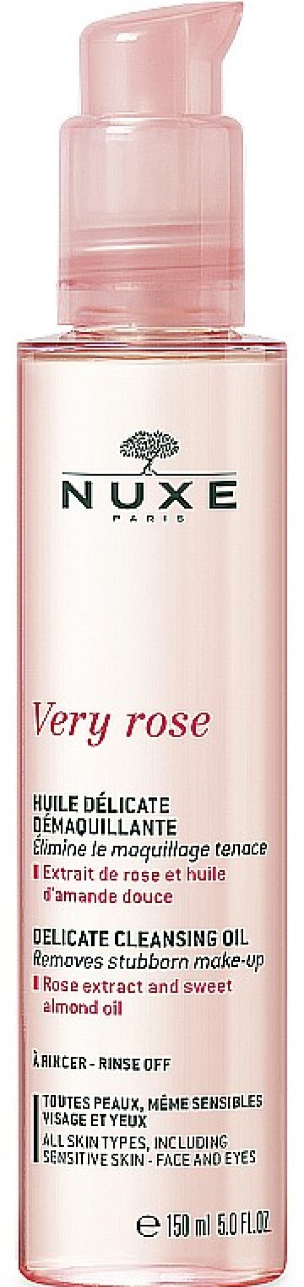 Nuxe Aceite De Limpieza Facial Con Extracto De Rosa Y Aceite De Almendras Dulces Aceites