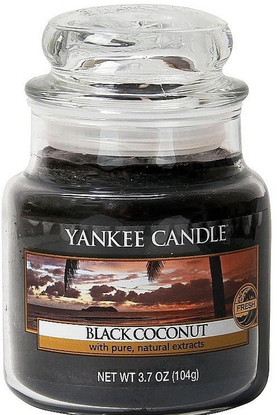 Yankee Candle Vela Arom Tica En Tarro, Coco Negro Velas Y Perlas Arom Ticas