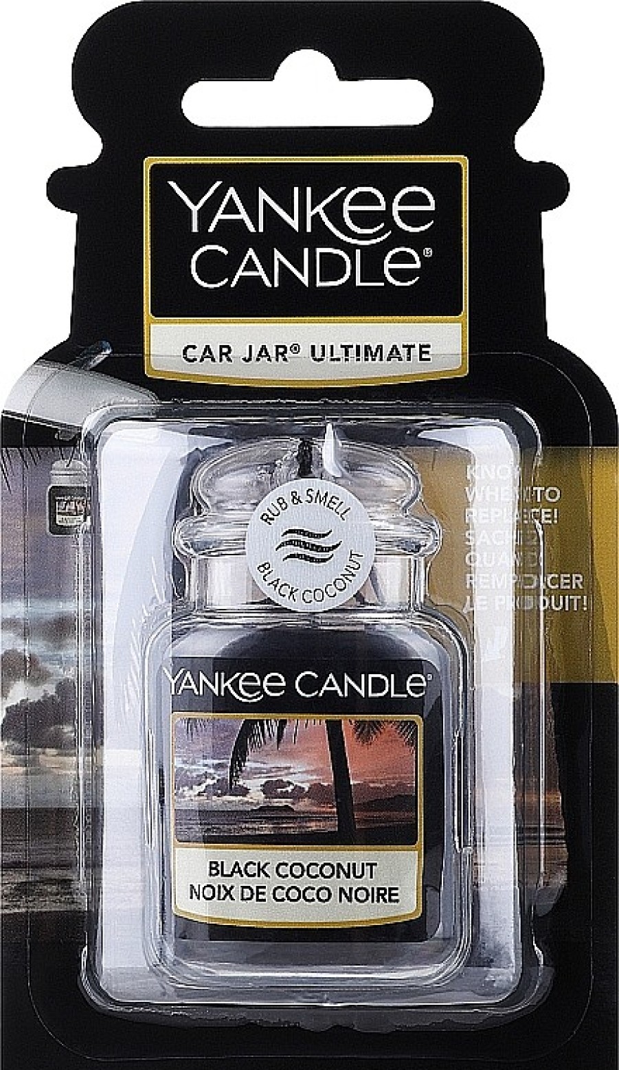 Yankee Candle Ambientador De Coche, Coco Negro Ambientadores De Coche