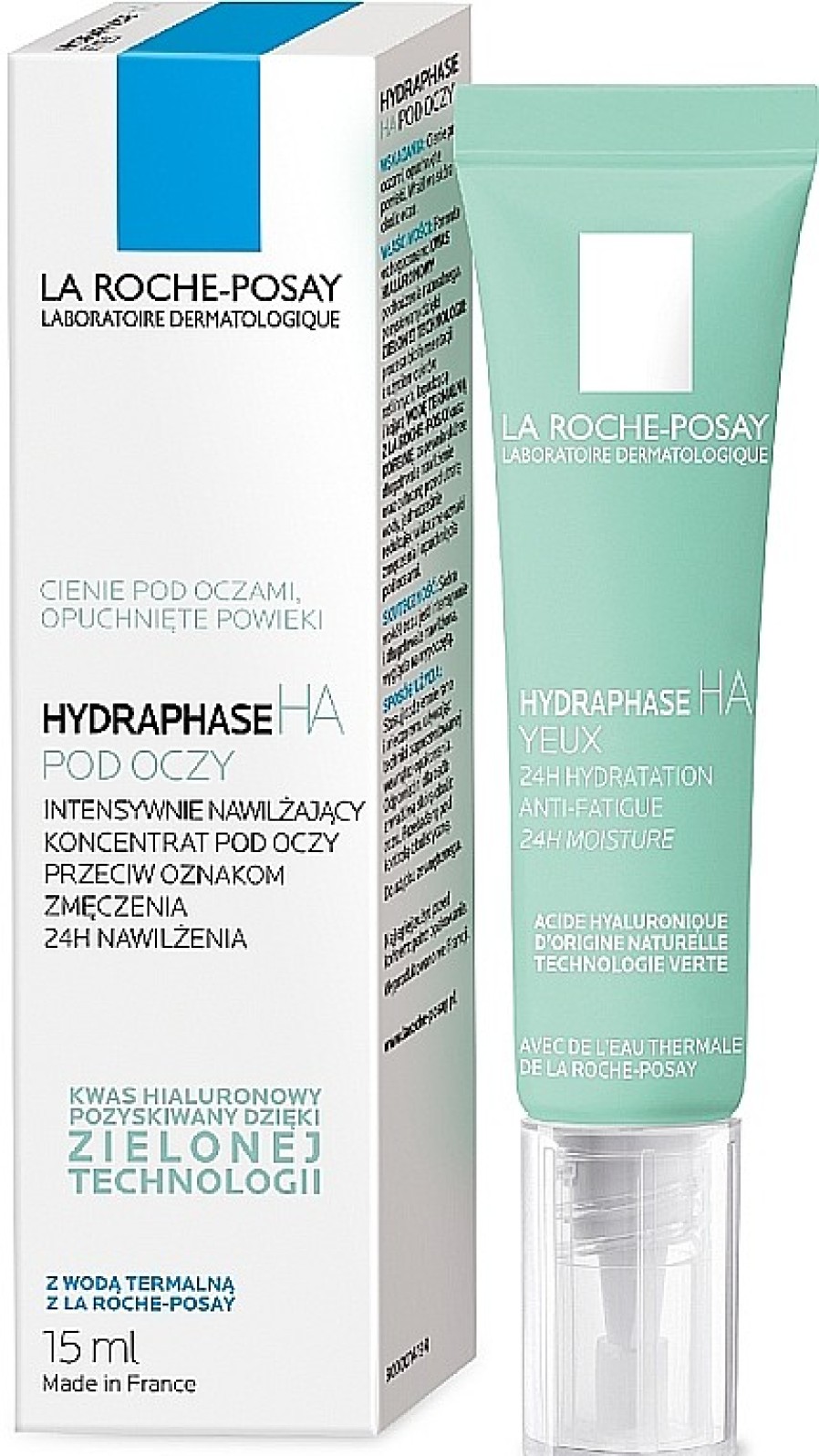 La Roche-Posay Concentrado Hidratante Para Contorno De Ojos Con Cido Hialur Nico Cremas Contorno De Ojos