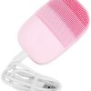 InFace Cepillo De Limpieza Facial Ultras Nico De Silicona, Rosa Cepillos De Limpieza Facial