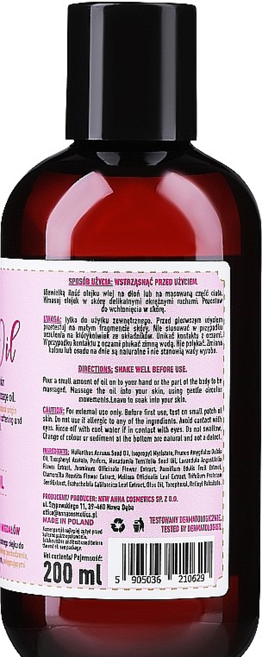 Eco U Aceite De Masaje Con Almendras Dulces Aceites De Masaje