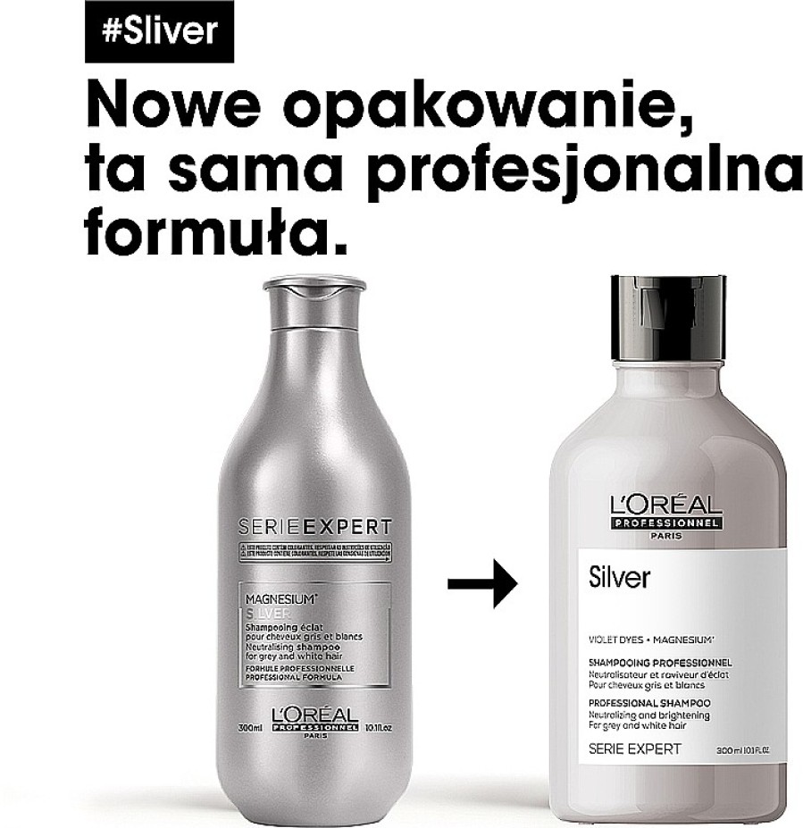 L'Oreal Professionnel Champ Neutralizador De Tonos Amarillos Para Cabello Gris Y Blanco Pelo Rubio