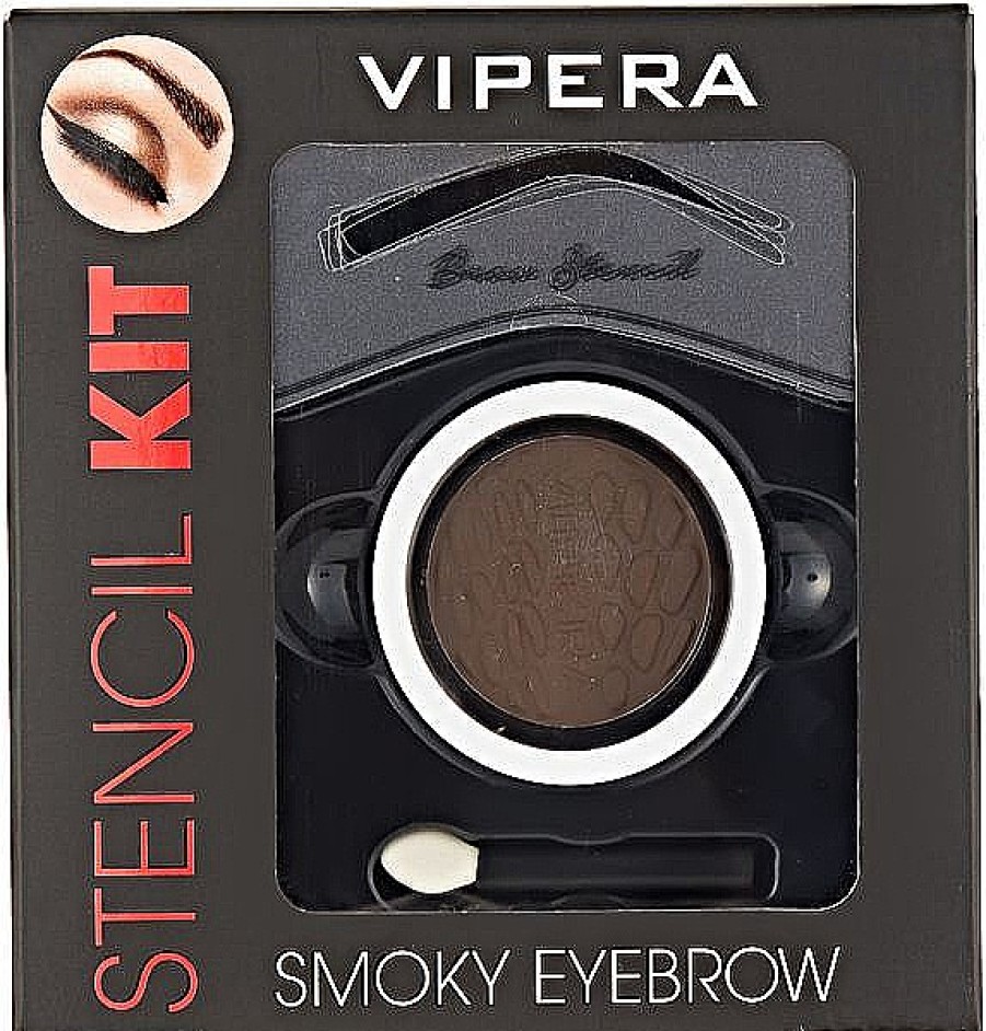 Paese Vipera Stencil Kit Smoky Eyebrow Sombras De Cejas