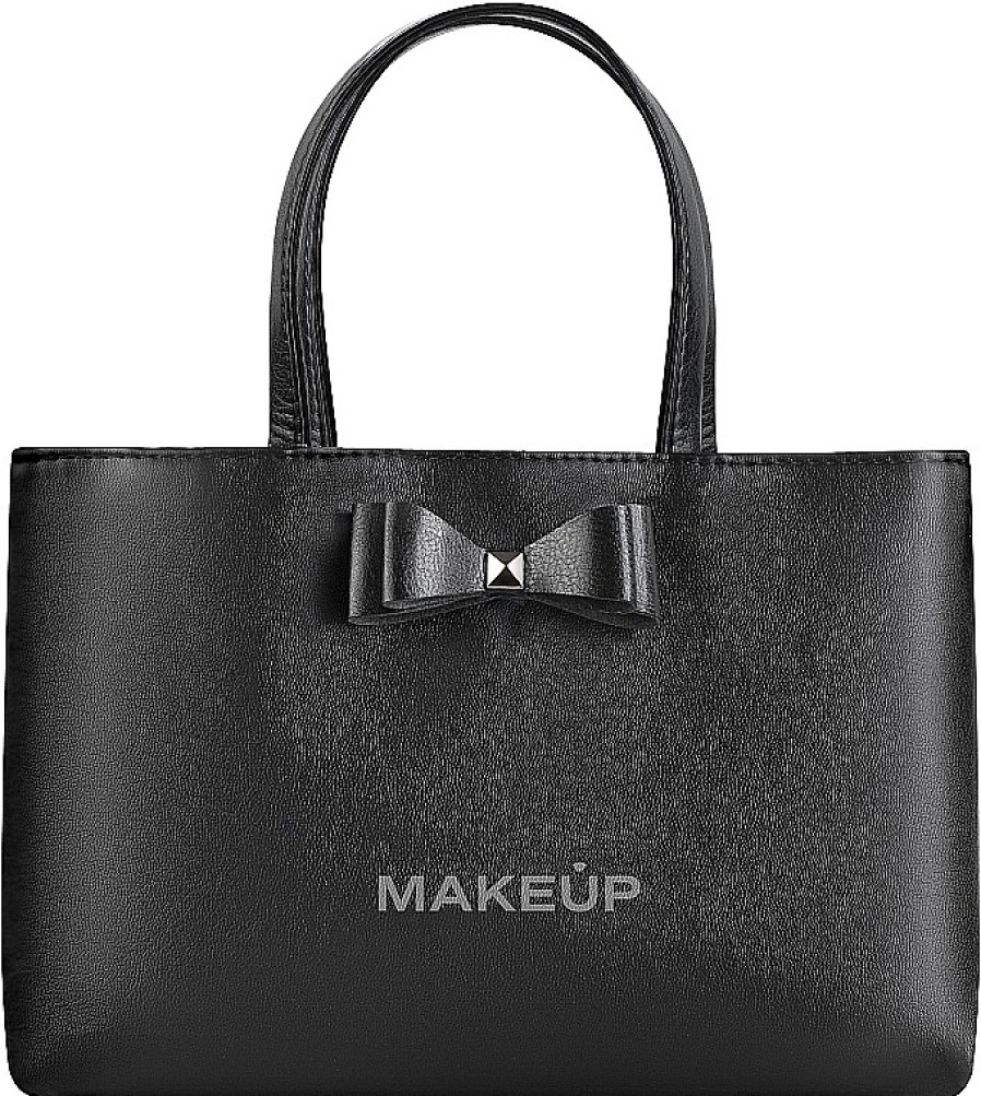 MAKEUP Bolso Con Lazo, Negro (24X15,5Cm) Neceseres