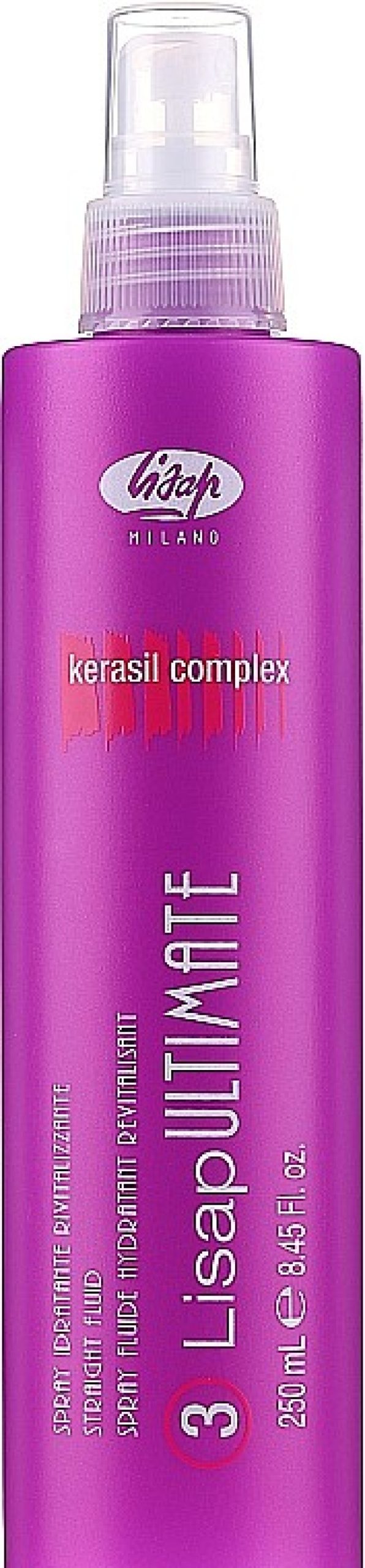 Lisap Spray Revitalizante Protector De Calor Para Cabello Con Complejo Kerasil S Rums Y Fluidos