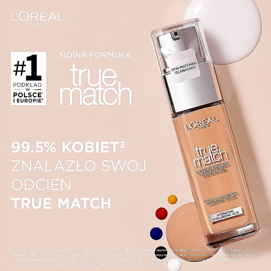 L'Oreal Paris L'Oreal Paris True Match Super Blendable Foundation Bases De Maquillaje