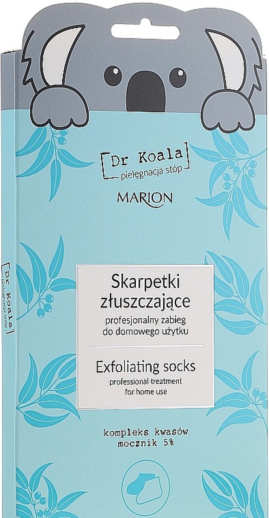 Bielenda Professional Calcetines Exfoliantes Para Pies Con 5% Urea Y Aceite De Eucalipto Mascarillas Y Exfoliantes