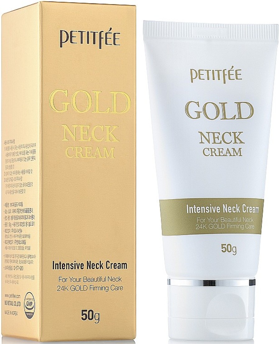 Petitfee & Koelf Crema Para Cuello Con Oro Coloidal Cuidado De Cuello Y Escote