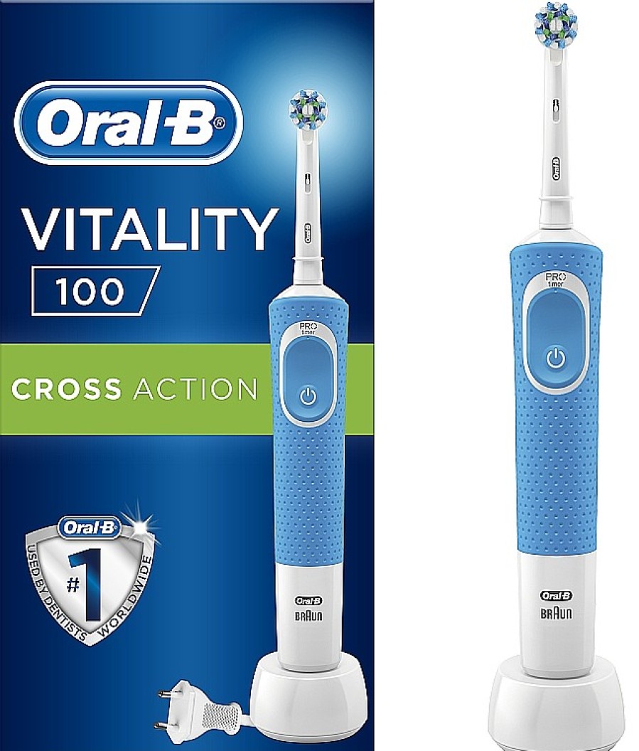 Oral-B Cepillo Dental El Ctrico, Azul Cepillos Dentales