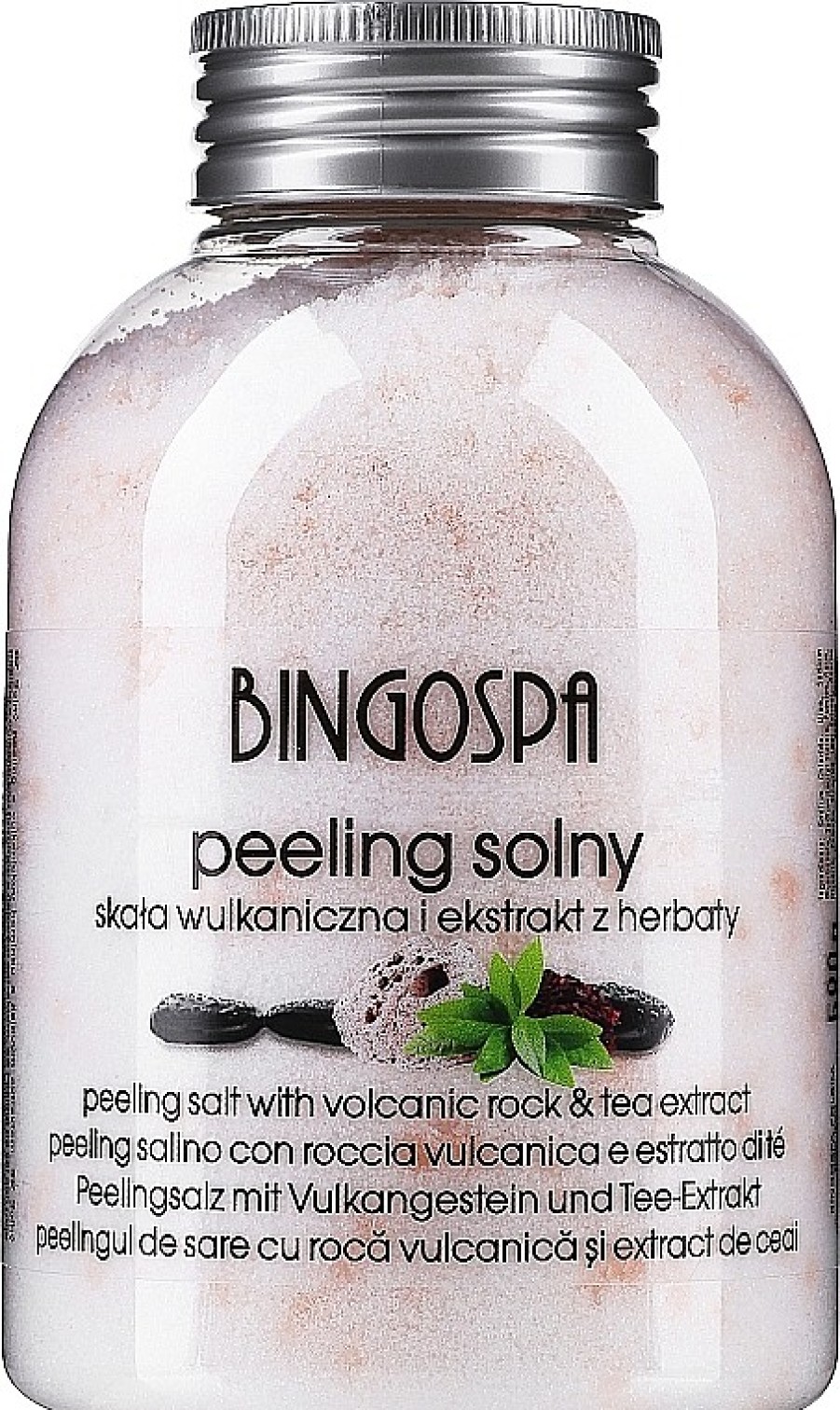 BingoSpa Peeling Sal Con Polvo De Roca Volc Nica Y Extracto De T Rojo Exfoliantes Y Peeling