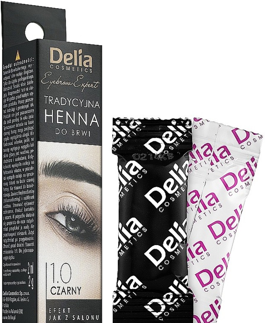 Delia Delia Brow Dye Henna Traditional Black Tintes Para Cejas Y Pesta As