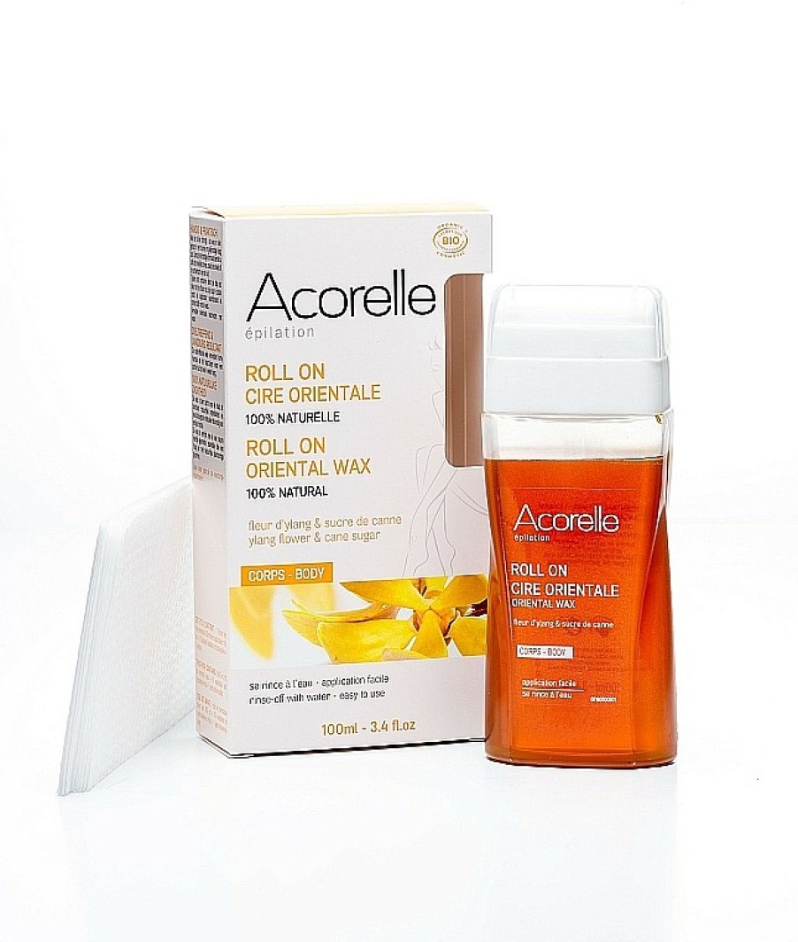 Acorelle Cartucho Depilatorio Corporal De Cera Oriental Con Aceite Esencial De Ylang Ylang Cremas Y Ceras Depilatorias