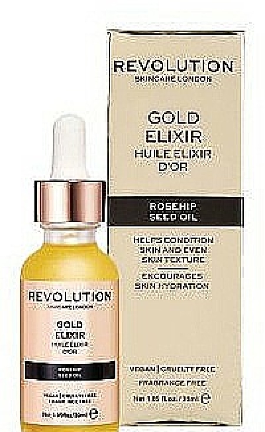 Revolution Skincare Elixir Facial Con Aceite De Rosal Silvestre Elixires