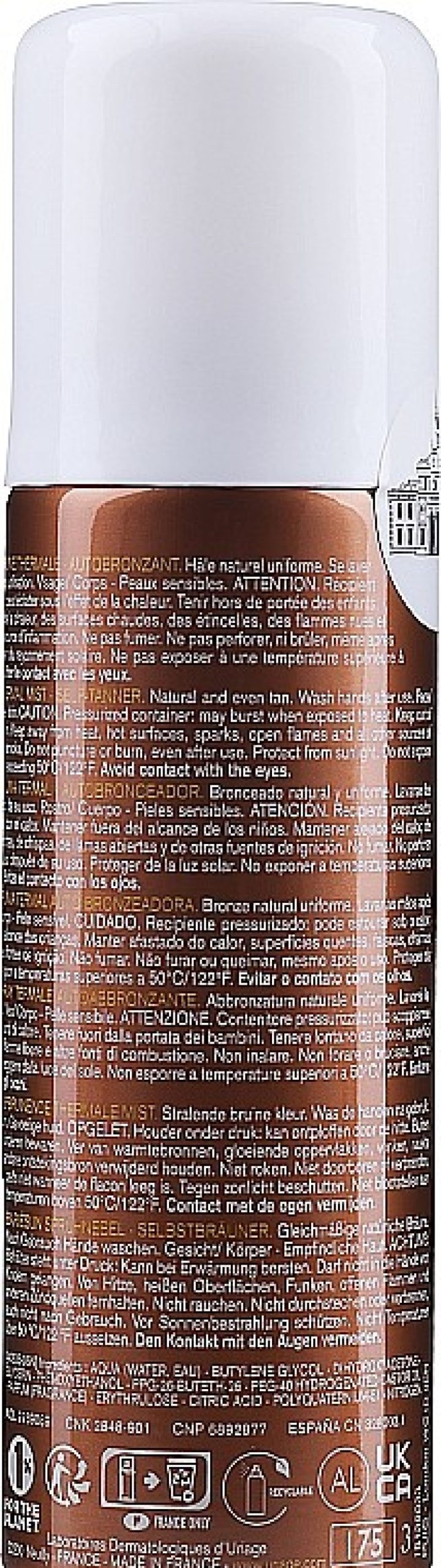 Uriage Spray Corporal Autobronceador Solares