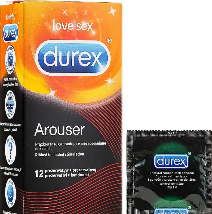 Durex Preservativos Estimulantes Con Estr As, 12 Uds. Preservativos