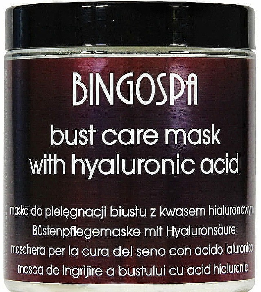 BingoSpa Mascarilla Para Busto Con Cido Hialur Nico Mascarillas Corporales