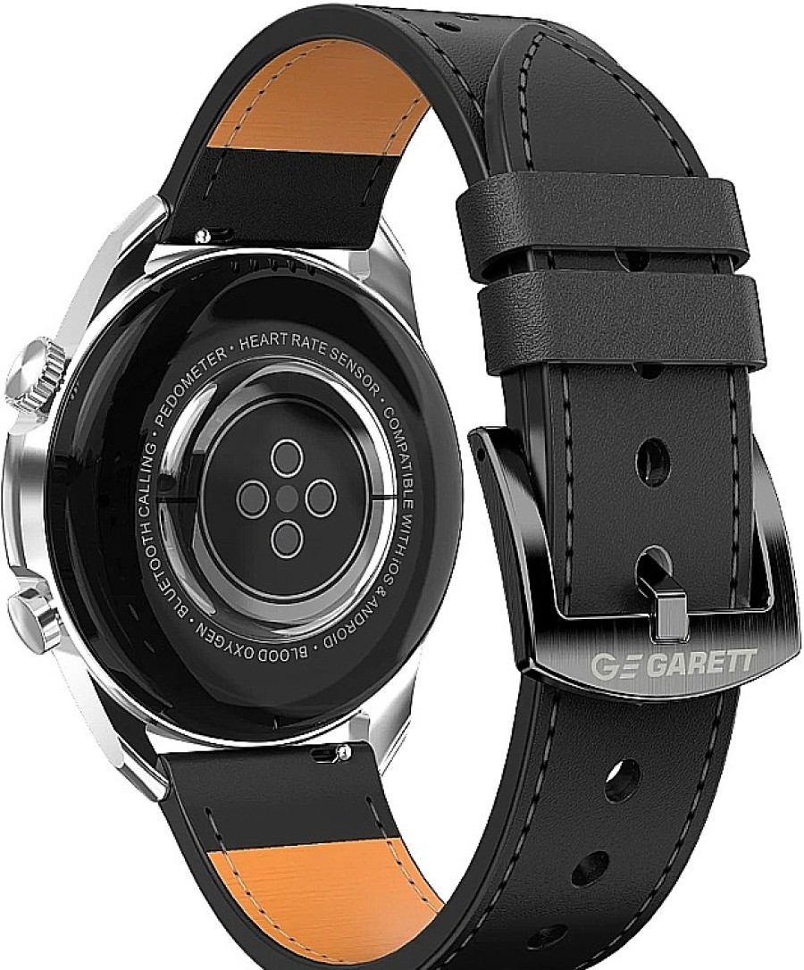 MAKEUP Smart Watch, Silver + Black Smartwatches