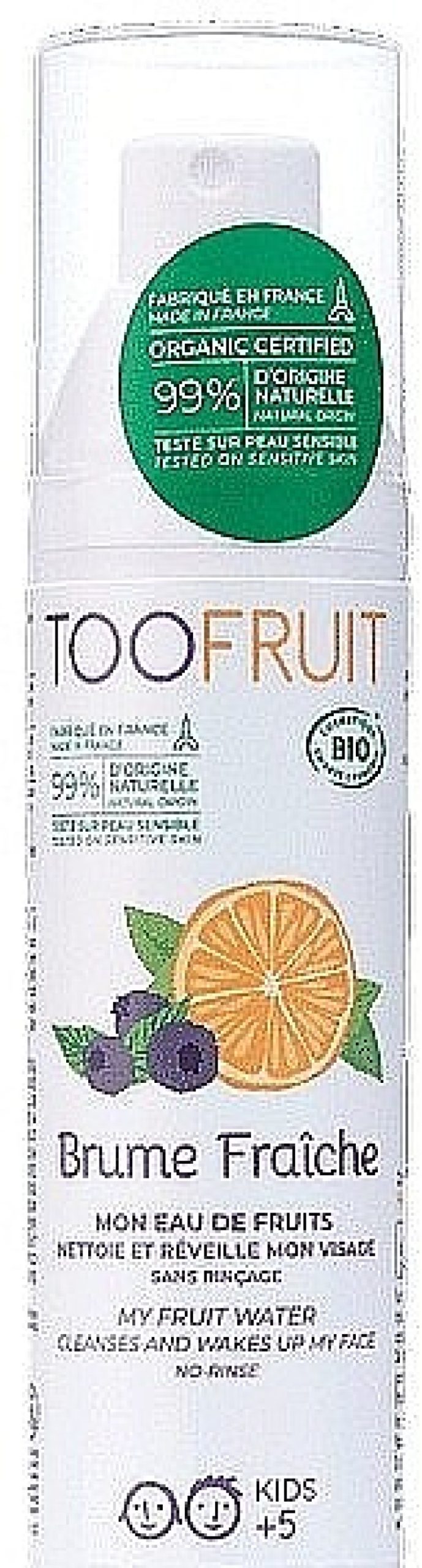 TOOFRUIT Bruma Facial Refrescante Con Naranja Y Ar Ndano Brumas Faciales