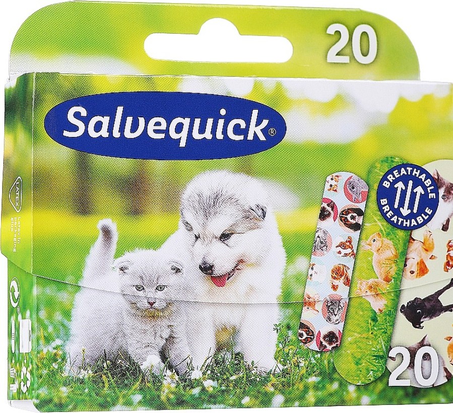 Salvequick Tiritas Infantiles, 20Uds. Ap Sitos