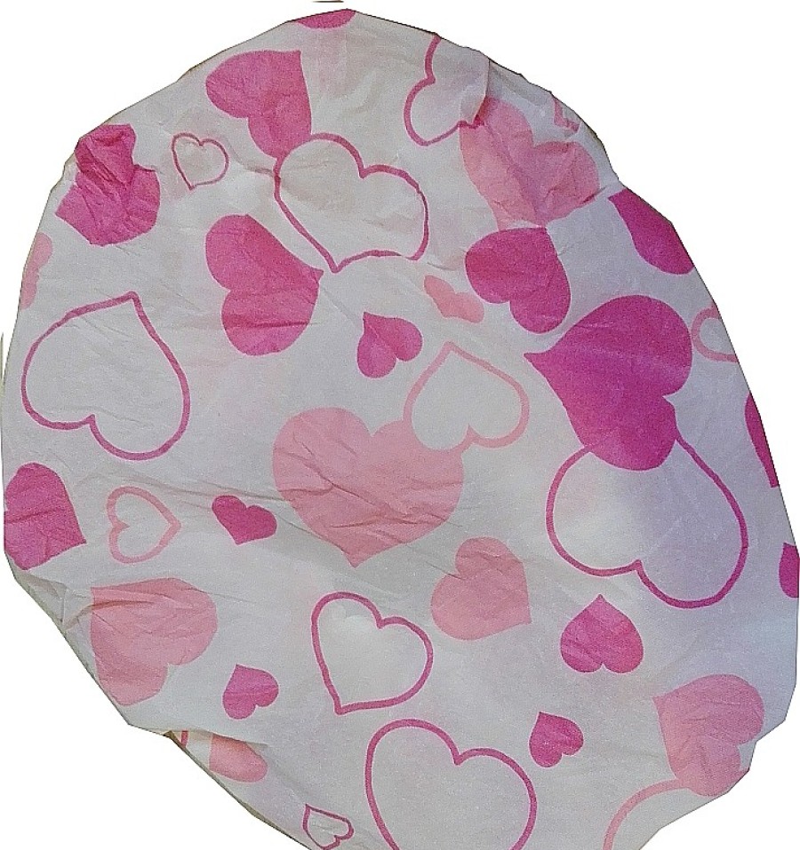 MAKEUP Gorro De Ducha, 9298, Corazones Rosa Gorros De Ducha