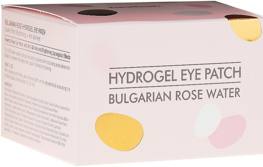 Heimish Parches De Hidrogel Para Contorno De Ojos Con Agua De Rosa De Bulgaria Hidrataci N