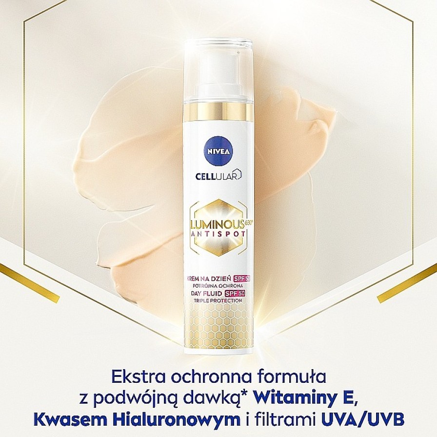 NIVEA Fluido Facial Antipigmentaci N, Spf 50 Fluidos