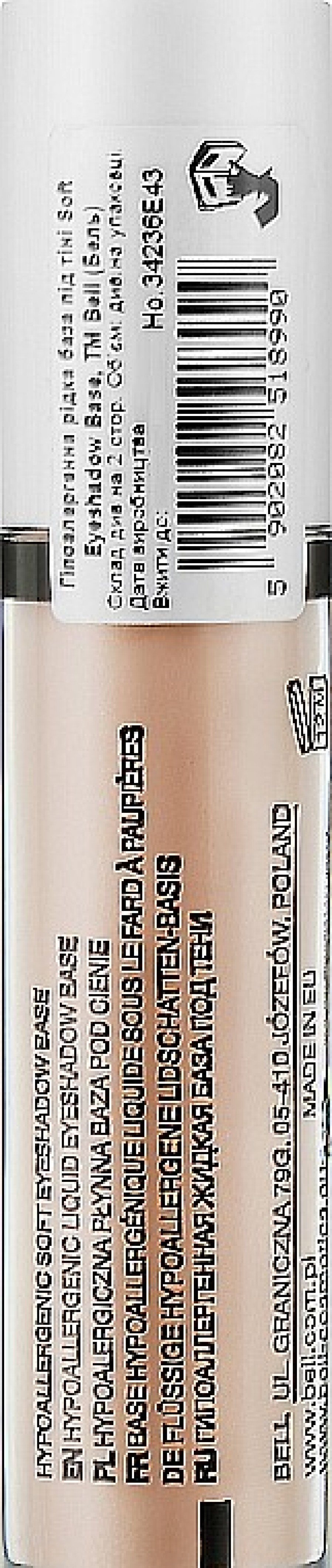 TheBalm Bell Hypo Allergenic Soft Eyshadow Base Prebases Para Ojos