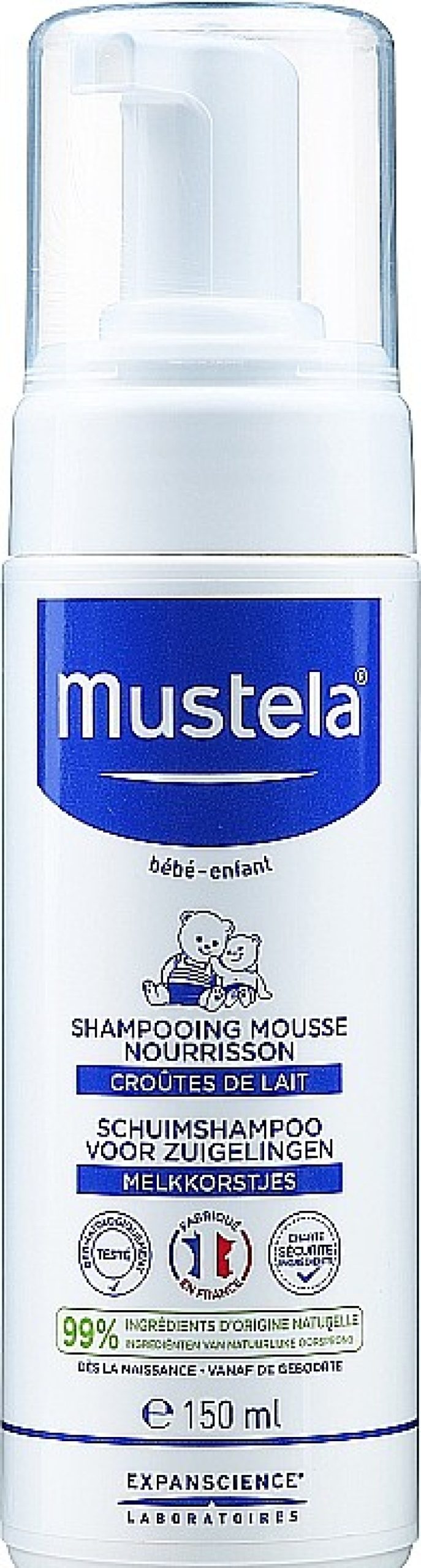 Mustela Champ Espuma Para Beb S Anticostras Cosm Tica Infantil