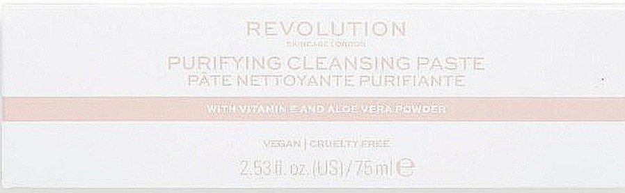 Revolution Skincare Pasta De Limpieza Facial Con Vitamina E Y Extracto De Aloe Vera Piel Problem Tica