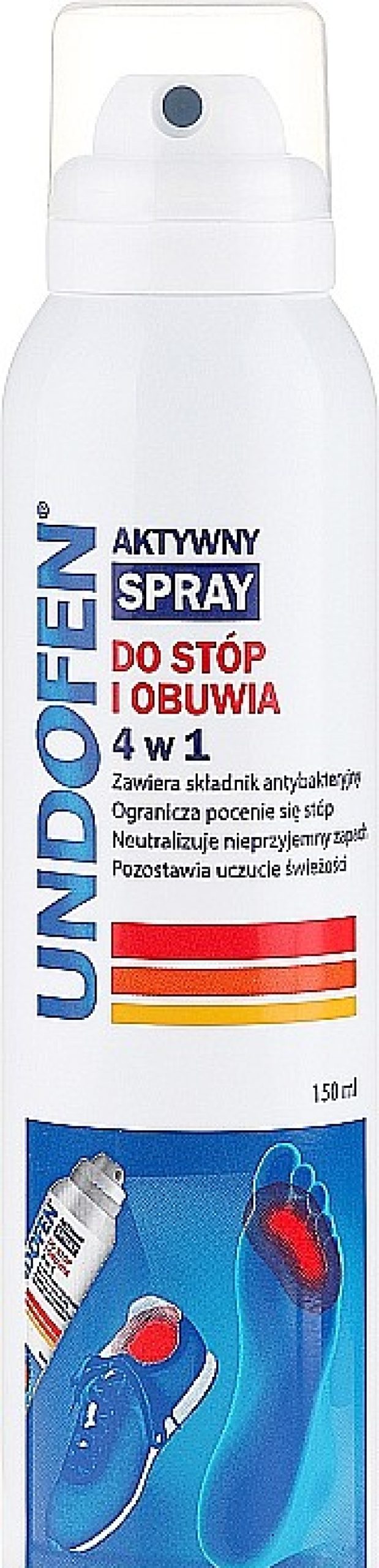 Undofen Spray Activo Para Pies Y Calzado 4 En 1 Con Extracto De Salvia Sprays