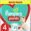 Pampers Pa Ales Braguita,Pants, Talla 4, 9-15 Kg, 48 Uds. Pa Ales