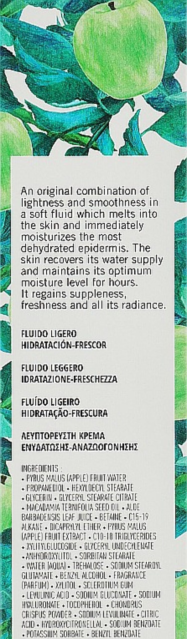 Academie Fluido Facial Ligero Hidratante Natural Con Extracto De Manzana Fluidos