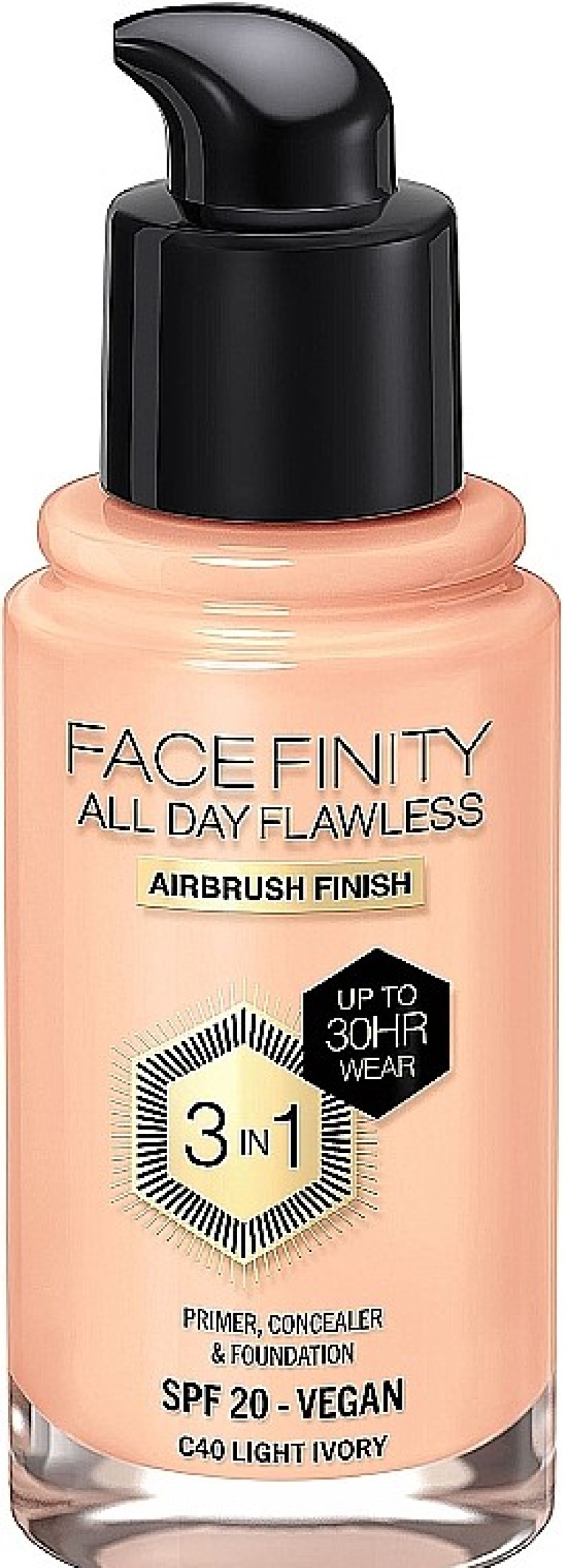 Estée Lauder Max Factor Facefinity All Day Flawless 3-In-1 Foundation Spf 20 Bases De Maquillaje