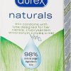 Durex Preservativos Finos Con Lubricante De Origen Natural, De Caucho Natural Preservativos