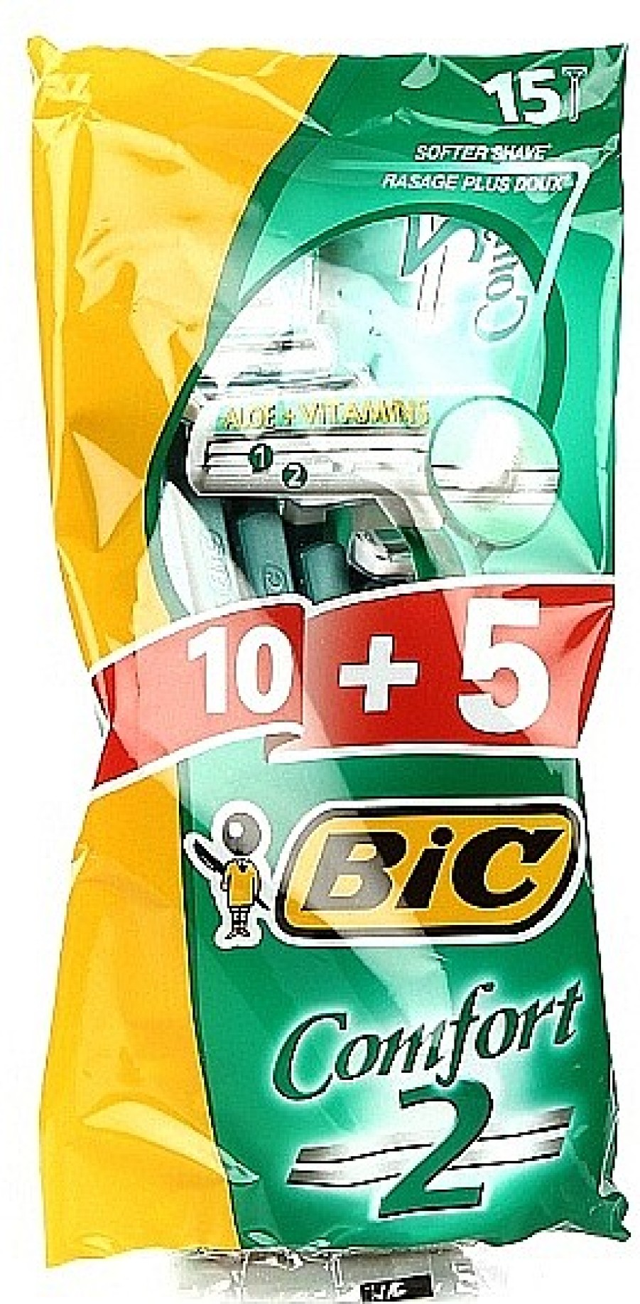 Bic Maquinillas De Afeitar Desechables, 15Uds. Maquinillas De Afeitar